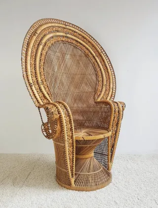 Sillón Emmanuelle. Vintage, 70s.