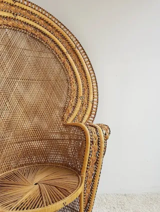 Sillón Emmanuelle. Vintage, 70s.