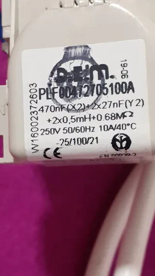 CABLE ALIMENTACIÓN LAVADORA WHIRLPOOL BIWMWG71284E