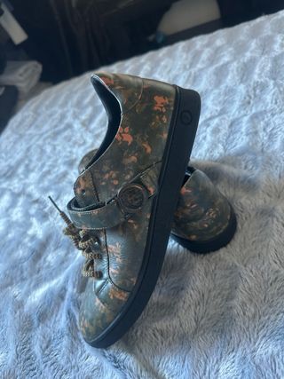 Sneakers Versace Verde Arancione Taglia 38