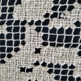 Colcha antigua red, red filet, francesa.