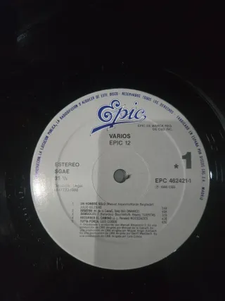 Vinilo Epic 12 - Compilatorio