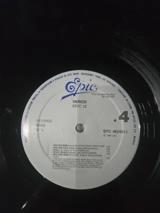 Vinilo Epic 12 - Compilatorio
