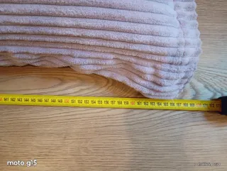 Puff Gigante Corduroy Rosa y Verde