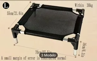 Cama para perro de rejilla