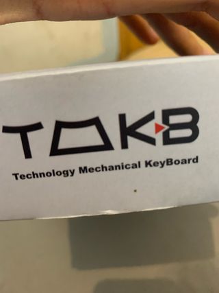 Teclado Mecánico 60% RGB Azul/Blanco