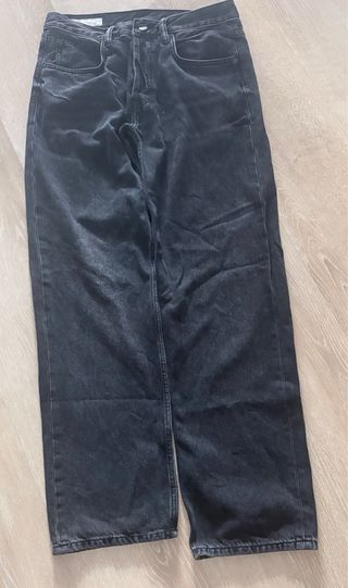Vaqueros Zara hombre negros talla 40