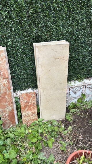 Peldaños de mármol