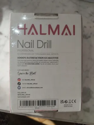 Torno de uñas HALMAI HMC-320 Inalámbrico