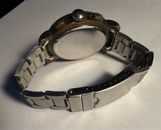 Reloj Massimo Dutti Cronógrafo Negro y Plateado