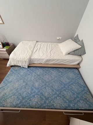 Cama nido 90cm con 2 colchones