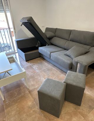 Sofa Modelo Oscar con Arcon y puff NUEVO