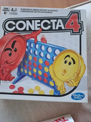 Lote 3 juegos de mesa: Twister, Stop y Connecta 4