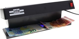 Detector Billetes Falsos con luz ultravioleta