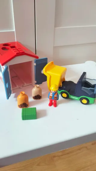 Garaje Playmobil 1 2 3
