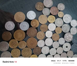 Lote de monedas antiguas