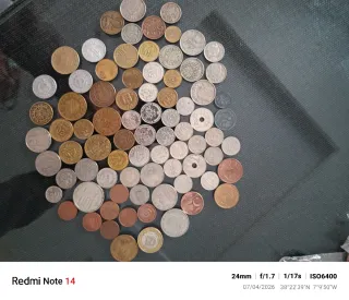 Lote de monedas antiguas