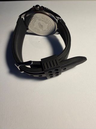 Reloj MODAIYA Cuarzo Acero Negro y Plateado