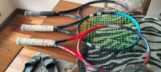 Raquetas de Tenis Dunlop, Head y Babolat