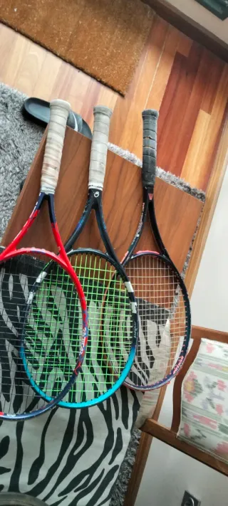 Raquetas de Tenis Dunlop, Head y Babolat