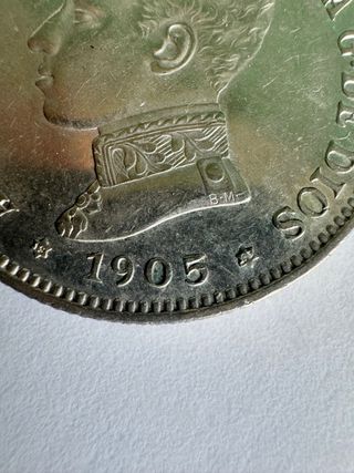 2 Pesetas 1905 *19 *05