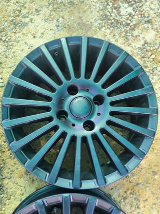 4 Llantas alessio spider 15" 4x108 et15 leer