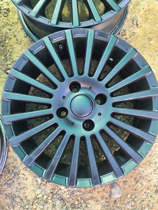 4 Llantas alessio spider 15" 4x108 et15 leer