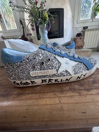 Golden Goose Azules y Doradas