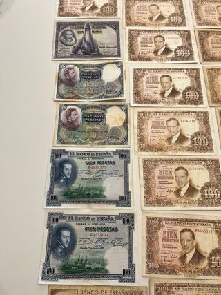 Lote 30 Billetes Antiguos España