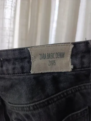 Pantalones Zara Basic Z1975 Gris