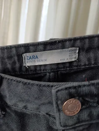 Pantalones Zara Basic Z1975 Gris