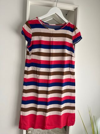 Vestido Mango Rayas Multicolor