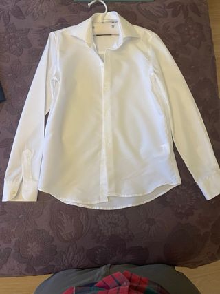 Traje comunión niño azul, beige y rojo