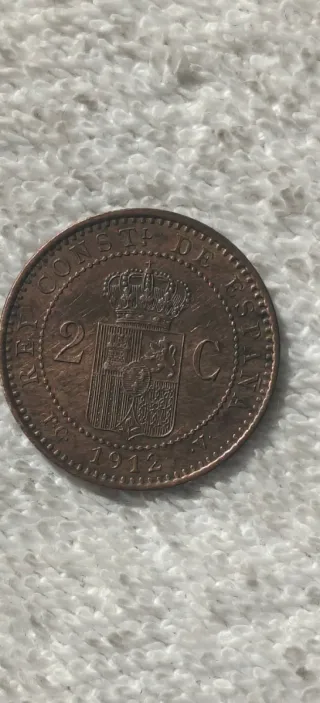 2 Monedas Alfonso XIII 2 Céntimos