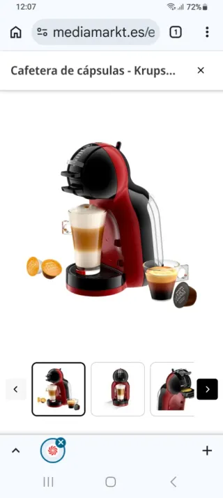 Cafetera Dolce Gusto Mini-Me, precintada.