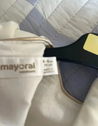 Vestido de ceremonia blanco bebé