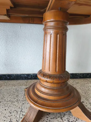 Mesa de comedor extensible madera maciza