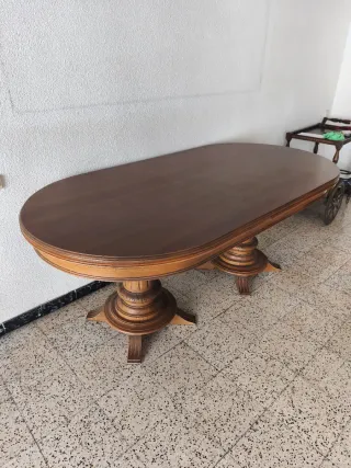 Mesa de comedor extensible madera maciza