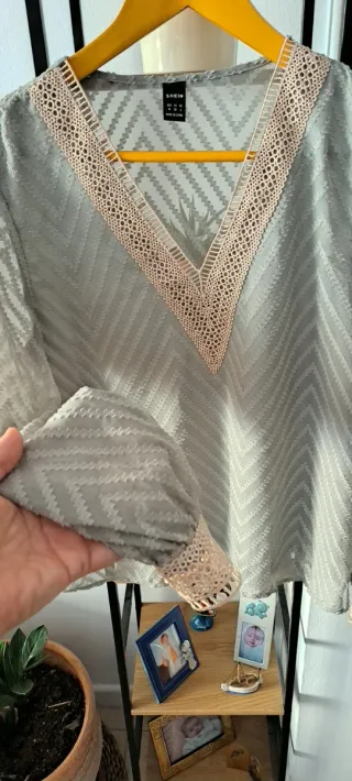 Blusa SHEIN verde talla M