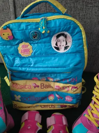 Lote Patines Soy Luna y Protecciones