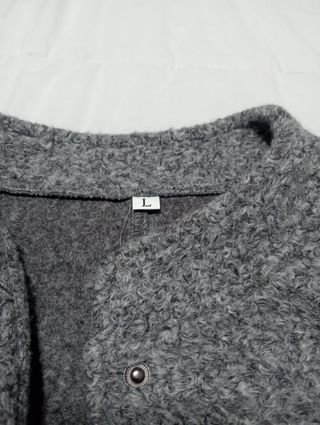 Sobrecamisa Cinza Flanela Tam. L