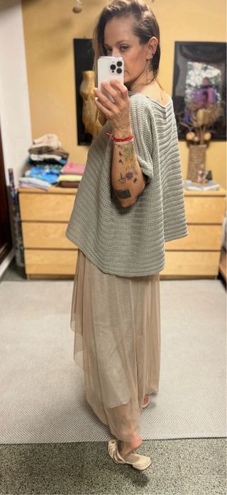 Jersey manga corta + falda tul * M/L