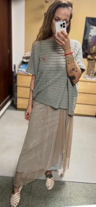 Jersey manga corta + falda tul * M/L