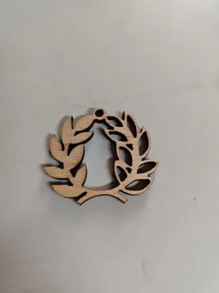 Colgantes Madera Coronas Laurel
