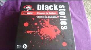 Juego de mesa Black Stories con tablero