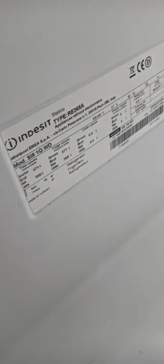 Nevera Indesit 1 Puerta No Frost A+