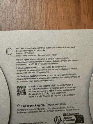 Apple Watch Ultra 3ra Gen