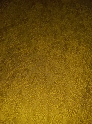 Vestido juvenil color mostaza