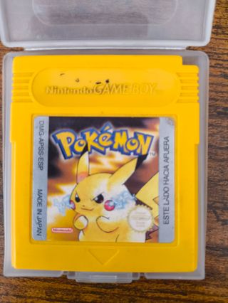 Pokemon Amarillo Game Boy DMG-APSS-ESP