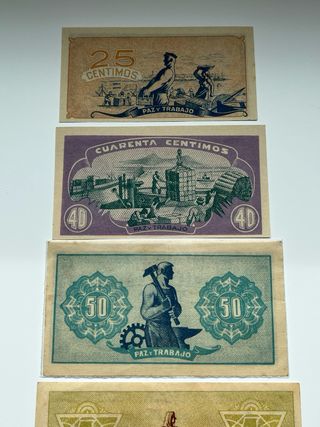 RARA Serie billetes Consejo Asturias y León